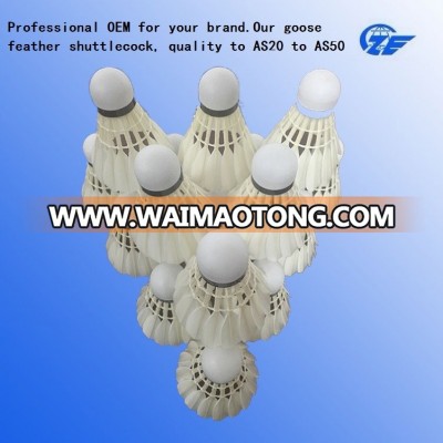 Club training badminton shuttlecock OEM China