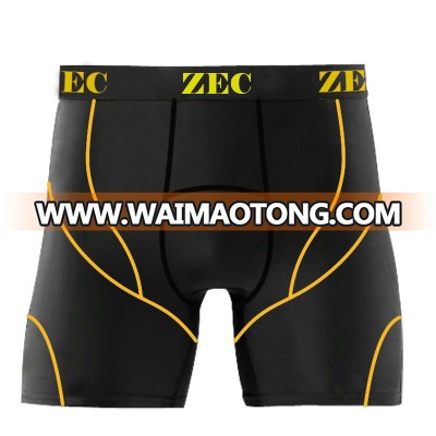 Nylon Running Men Custom Compression Shorts