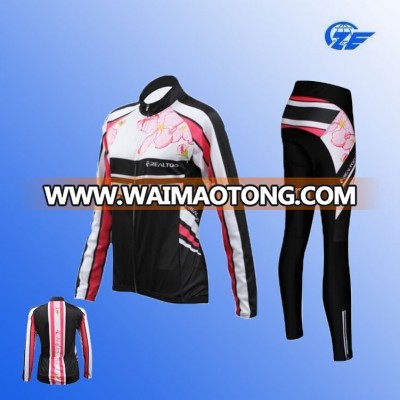 2015 China new style sportswear cheap cycling woman wear for wholesale