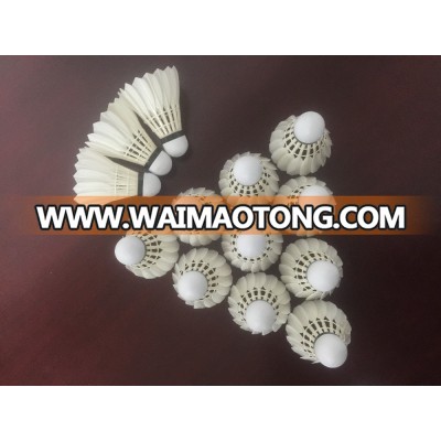 High quality Top Class goose feather shuttlecock badminton equal to AS 50 for international tournament