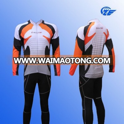 2015 China Cheap Small Order Long Sleeve Sublimation Cycling Wear