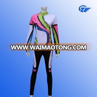 2015 Hot sale China Small Order Fashion Sublimation breathable Cycling Women Wear with thicken fleece