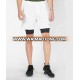 Men's sport training shorts with white color