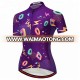 High quality oem service summer cycling 100% polyester women cycling team jerseys